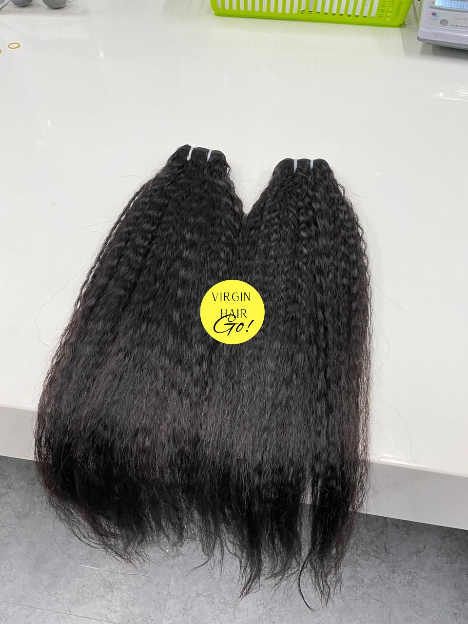 Kinky Straight Virgin Hair Bundles