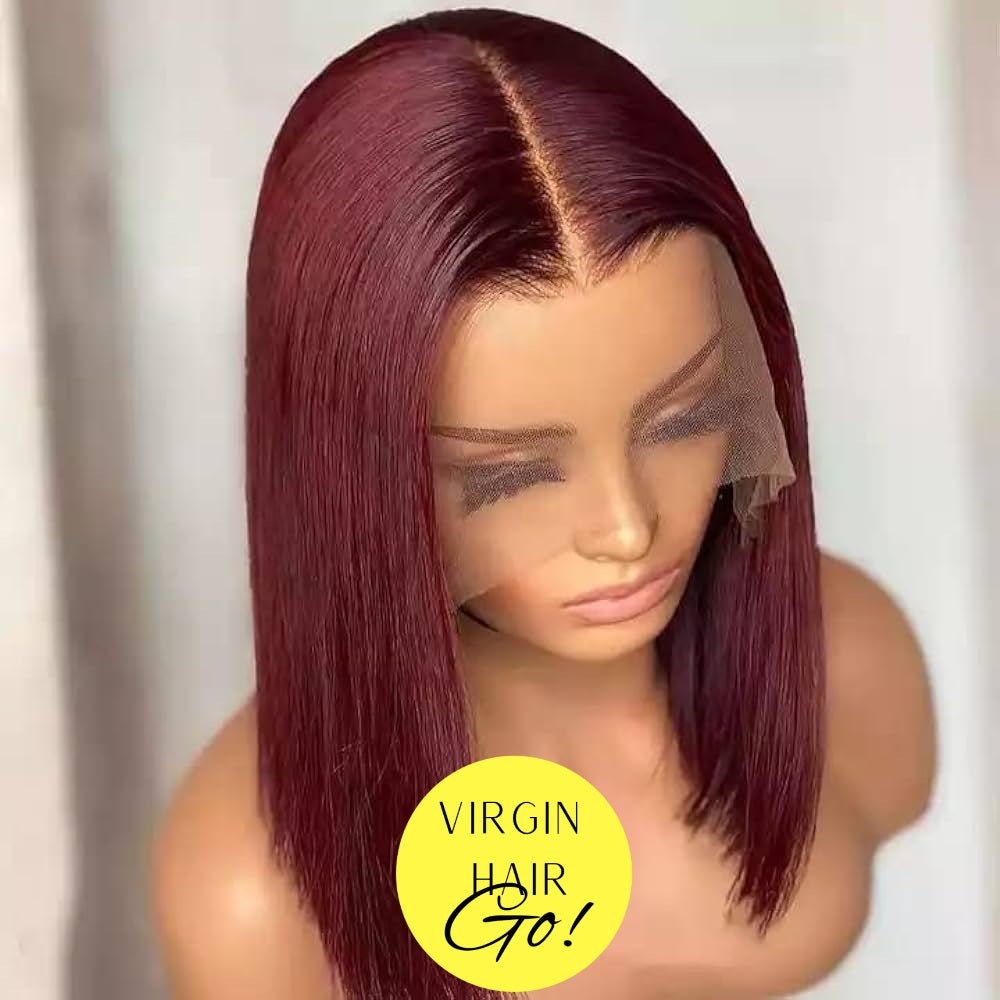 Straight Red Bob Wigs